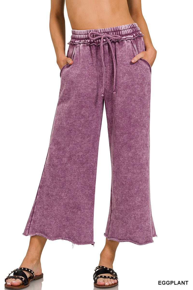 Beach Bum Sweatpants in Eggplant