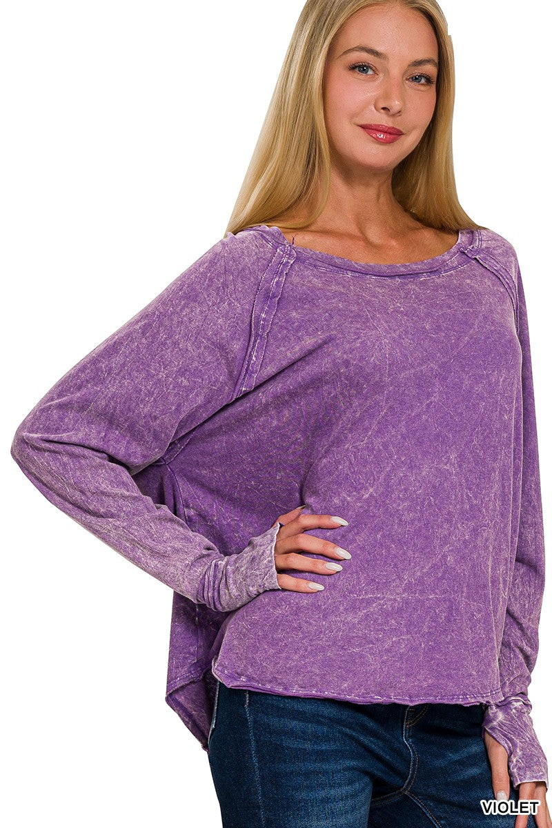 Go Your Own Way Top in Violet