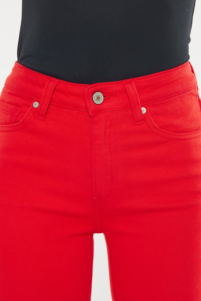 Kancan Red Lipstick Jeans