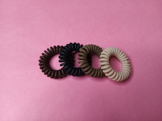 Spiral Coil Hair Ties