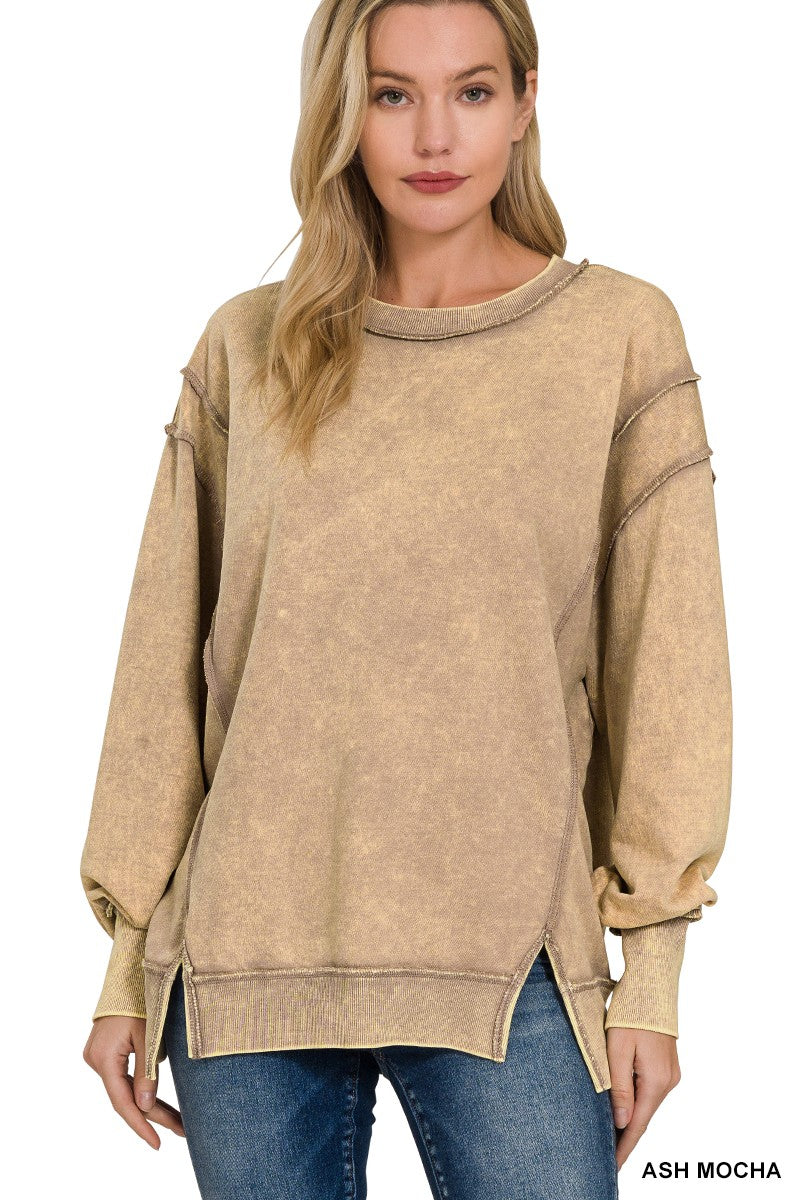 Hold Me Tight Sweatshirt in Ash Mocha