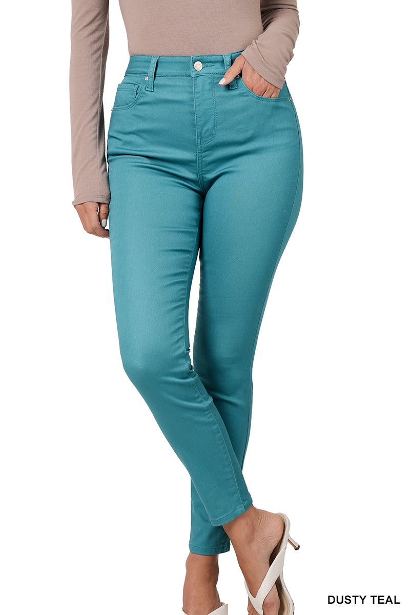 Pants Perfection in Skinny Dusty Teal