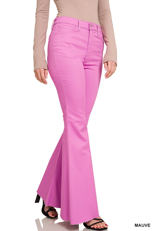 Pants Perfection in Flare Mauve