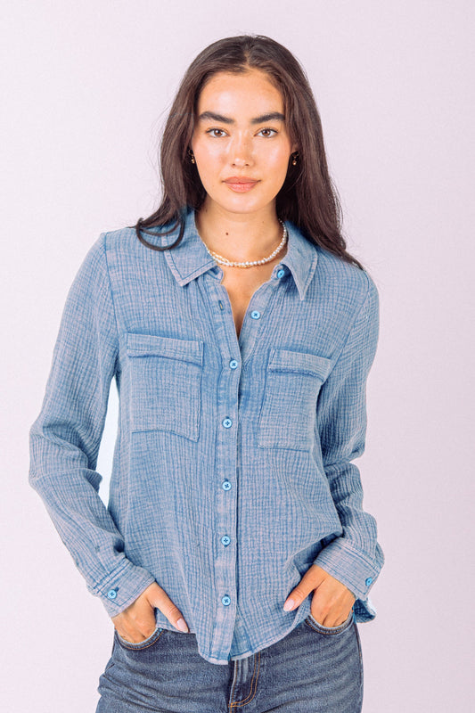 You Wear it Well Top in Denim