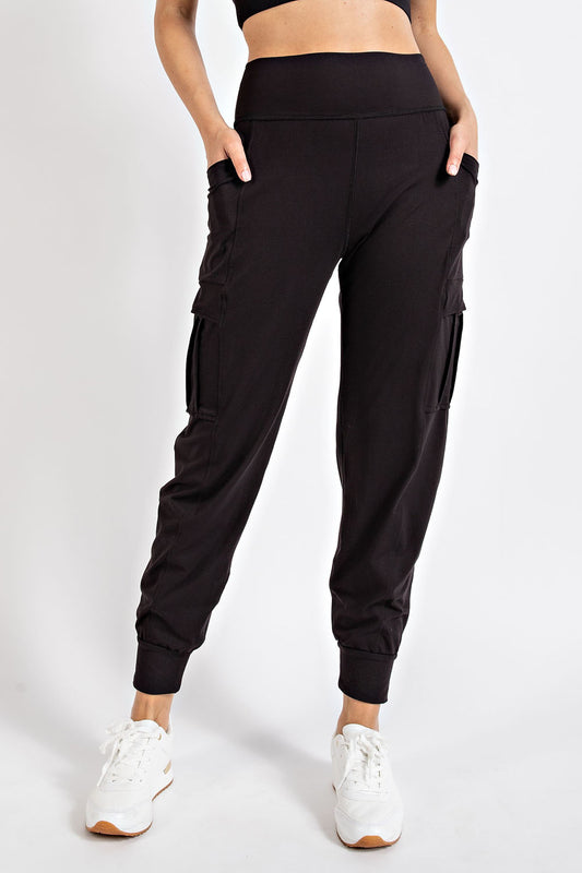 Obsessed Joggers in Black