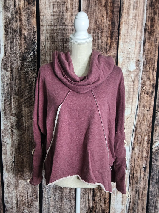 Cropped Hoodie Sweatshirt