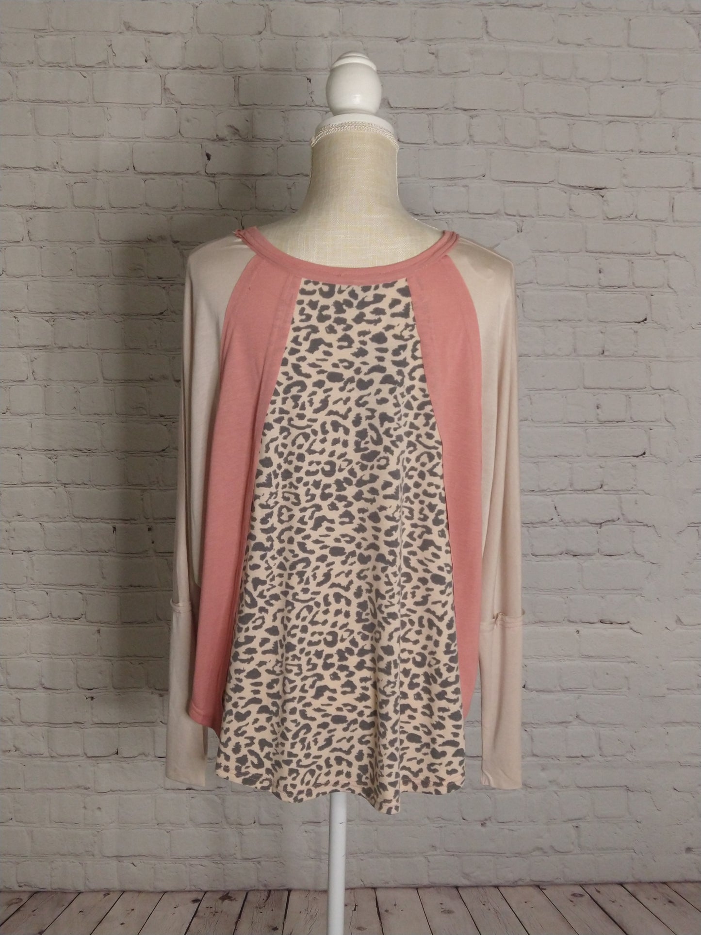 Cheetah Dolman Top