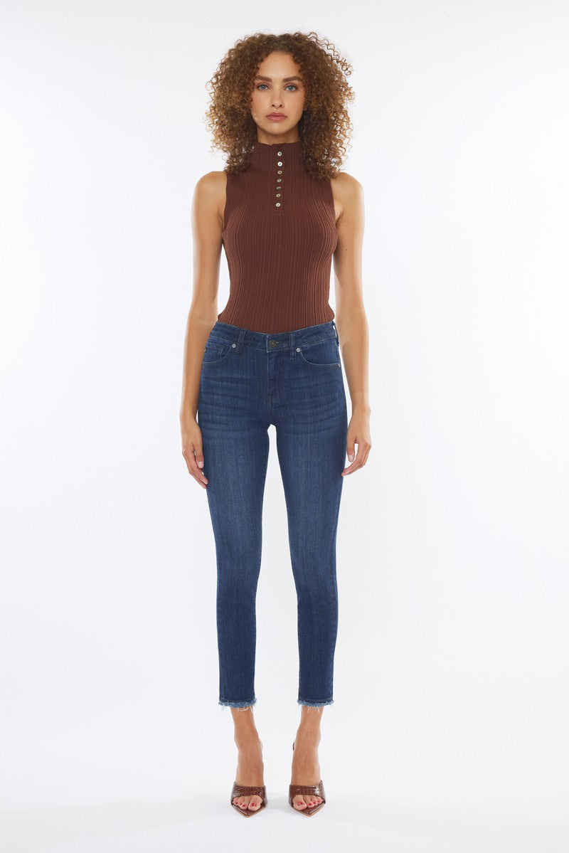 Dark Wash Ankle Jeans