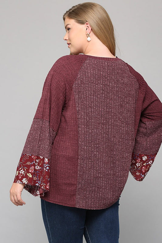 Cranberry Love Top