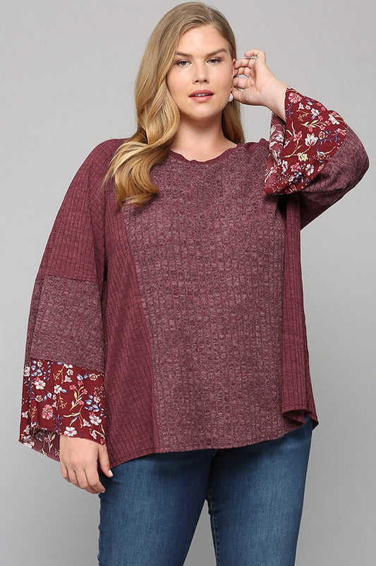 Cranberry Love Top